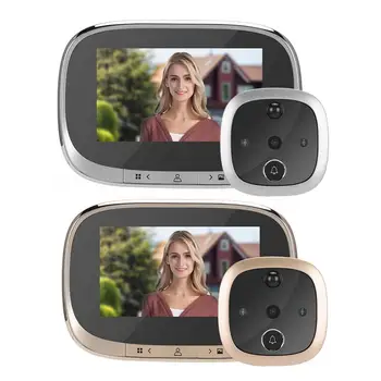 

4.3 Inch LCD Screen 720P HD Smart Doorbell Night Vision Video Camera PIR Door Viewer Home Security Smart Doorbell