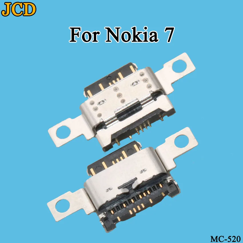 JCD 10 шт./лот для Nokia 7 usb порт зарядки разъем док-станция