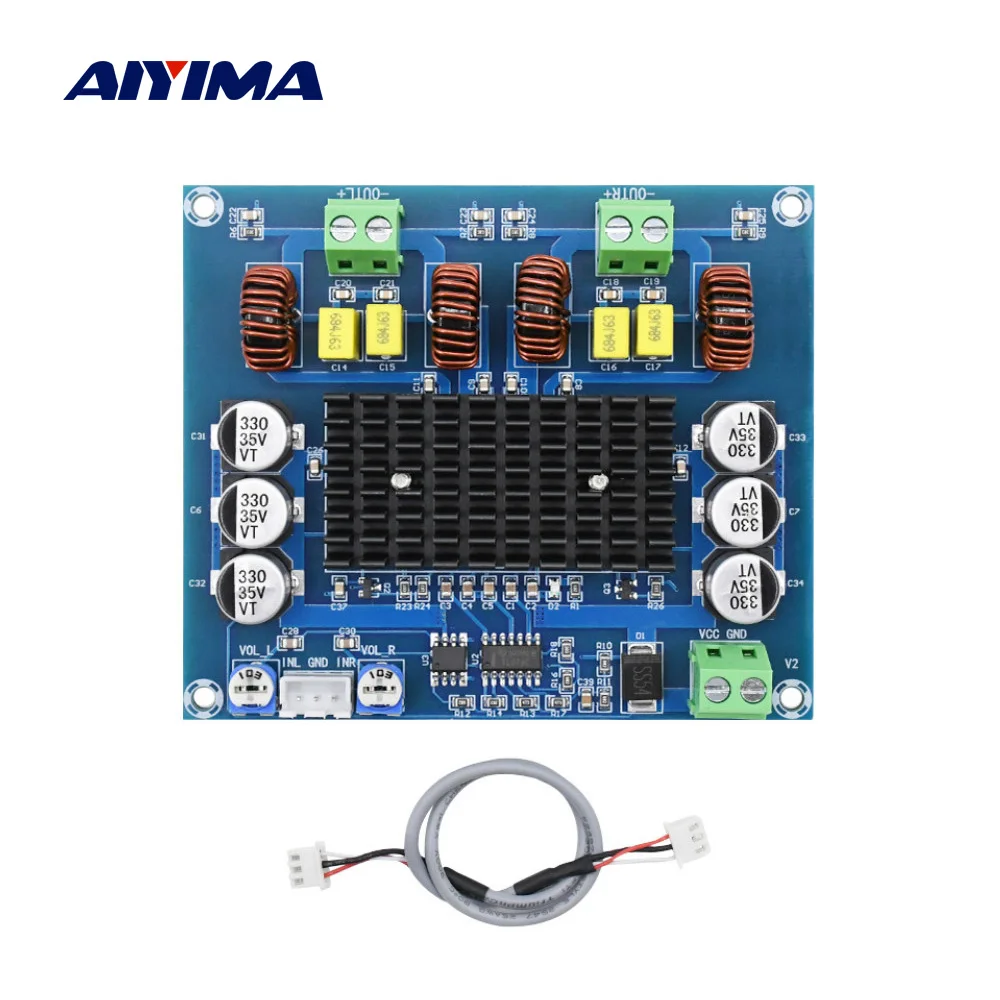 Цифровой усилитель мощности AIYIMA TPA3116D2 для домашнего кинотеатра аудиоплата 2x50 Вт