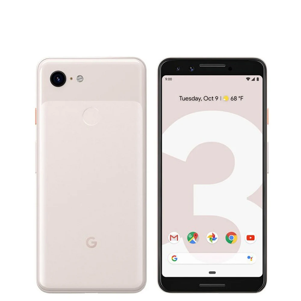 Мобильный телефон Google Pixel 3 5," Snapdragon 845 4 Гб ОЗУ 64 Гб ПЗУ Android 9,0 NFC Смартфон с отпечатком пальца