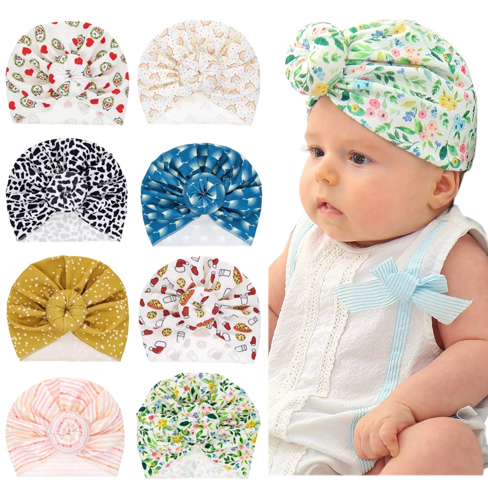 10Pcs/Lot New Baby Kids Hats Turban Hat Infant Photography Girls Elastic Hair  Bands Baby Stuff Wholesale Hair Accessories|Girl's Hair Accessories| -  AliExpress