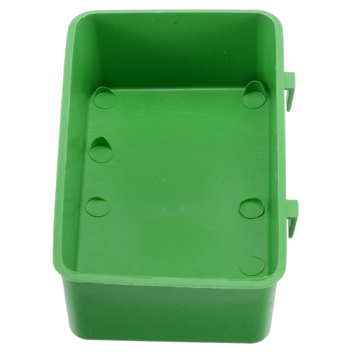 12 x 7 x 3.5cm NEW Parrot Food Water Plastic Bowl Cups Bird Pigeons Pet Cage Feeder Feeding Box