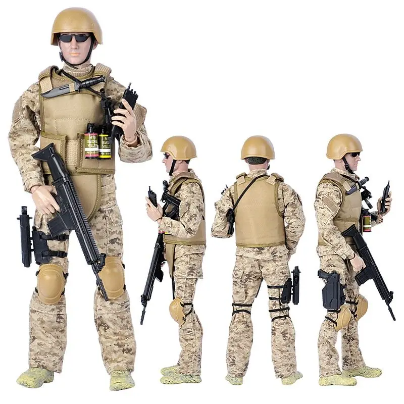 1/6 Special Forces Soldiers BJD Military Army Man Action Toy Figure Set vaughn soldiers and sailors 1 cd