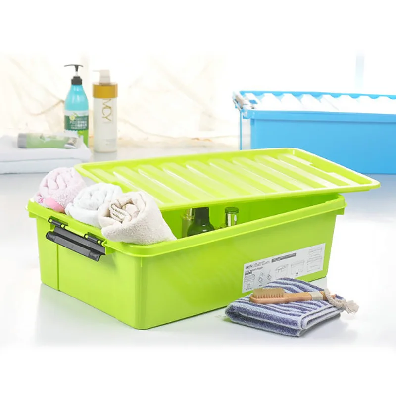 

Bed Storage Box Clothes Organizing with Lid Plastic Box Household Large Size Sealed Storage Home Storage Box