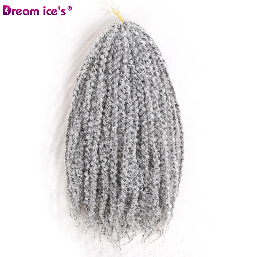 Синтетические кудрявые вьющиеся косички Dream ice для волос в стиле афро свободные