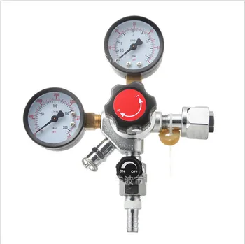 

dual gauge co2 regulator beer co2 regulator gauge co2 pressure reducing valve beer dispensing equipment G5/8 0-3000 PSI