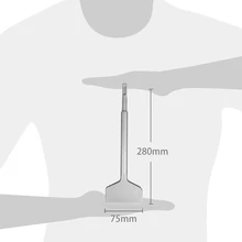 Бур SDS+ 3-In электрическое ударное долото угловой Heavy Duty гнутые плитки зубило