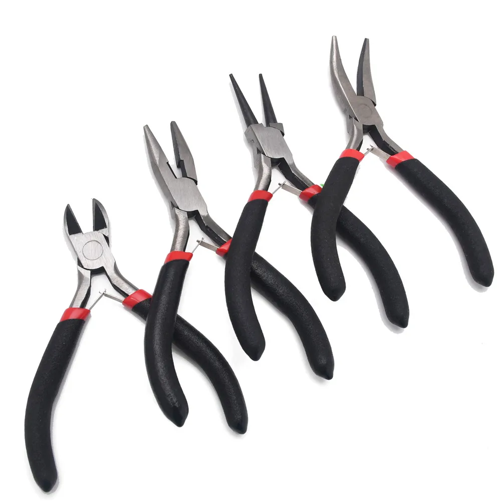 Jewelry Pliers Tools & Equipment Kit Long Needle Round Nose Cutting Wire Pliers For Jewelry Making Handmade Accessories HK043