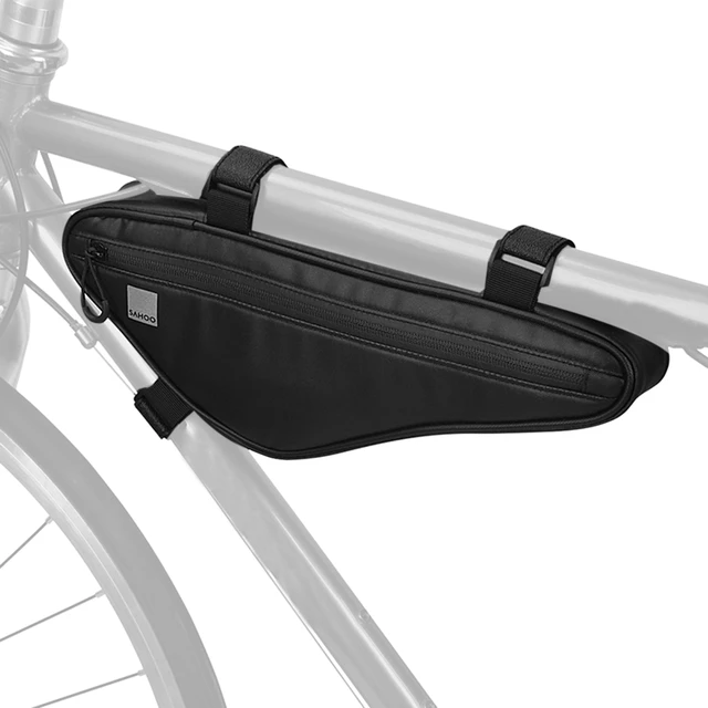 Bolsa de cuadro de bicicleta, impermeable ciclismo frontal tubo