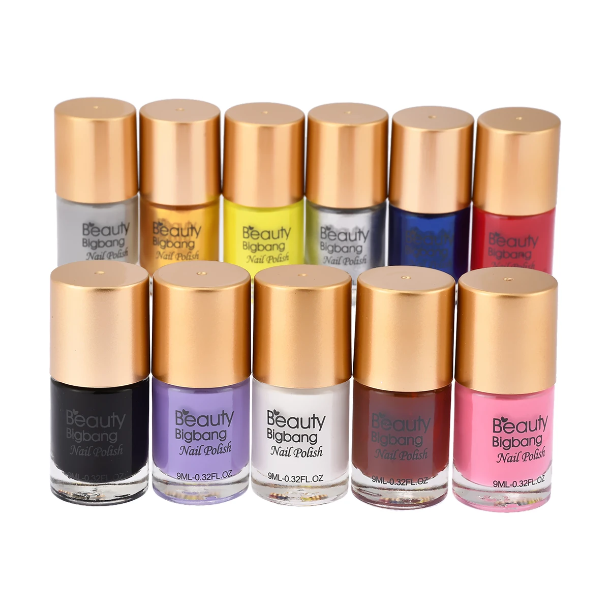 Цветной лак для ногтей BeautyBigBang 9 мл вымачиваемый УФ светодиодный Гель пластина