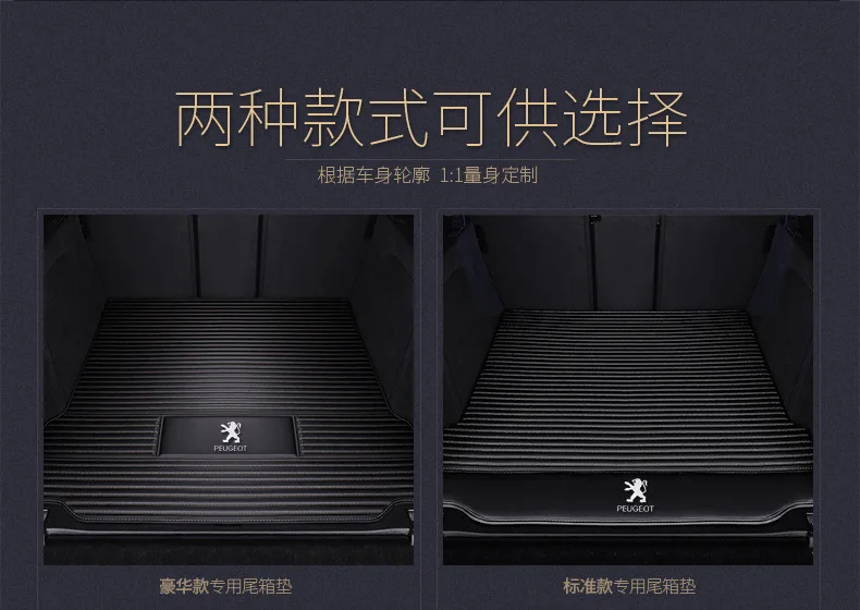 Dongfeng peugeot 301/308 S/408 логотип 2008/3008/4008 только багажник Coaster 508
