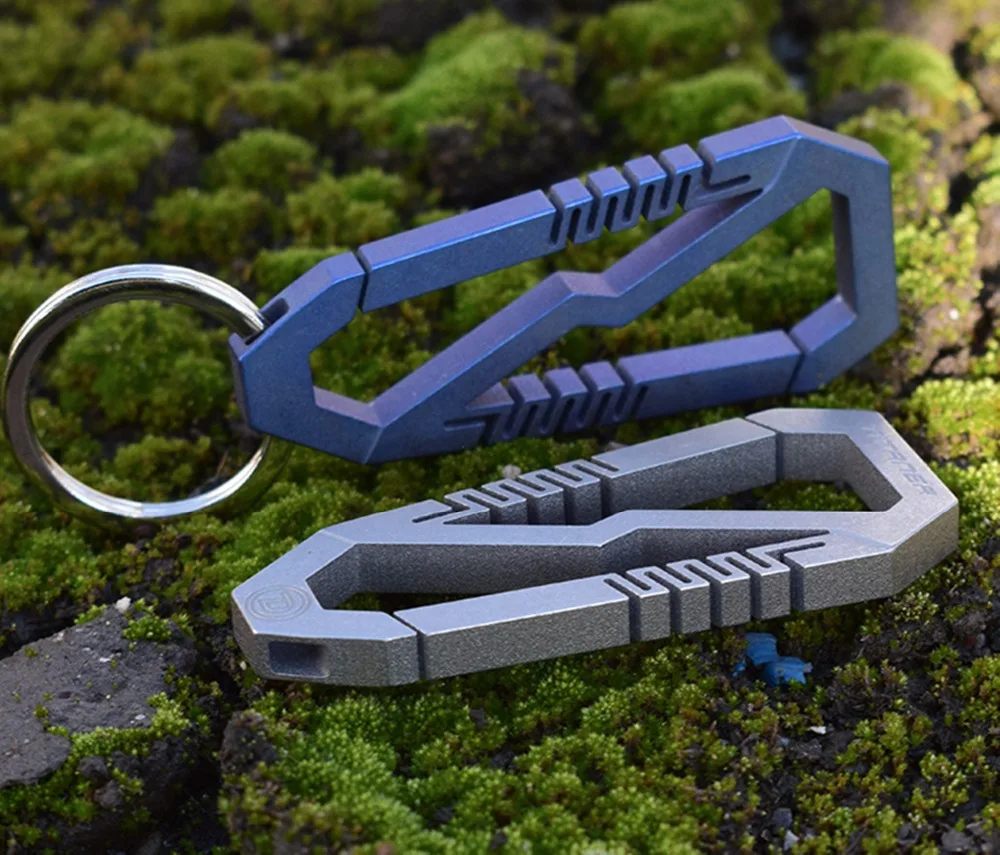 Титановый брелок EDC(для ежедневного использования) Everydaycarry удобный автомобильный брелок Многофункциональный Карабин