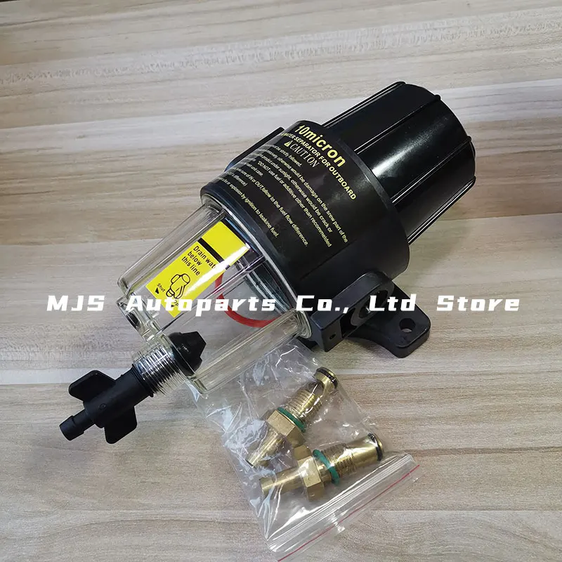 UF-10K S3213 S3227 Fuel Filter Water Separator Assembly for Mercury Suzuk Outboard Engine with Clear Bowl Base Filter Element