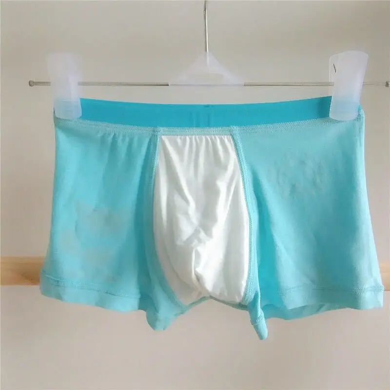5pcs/lot Pure Color Boys Boxers Test Fever Cotton Underwear Shorts Kids Briefs Clothes Boy Shorts Pants
