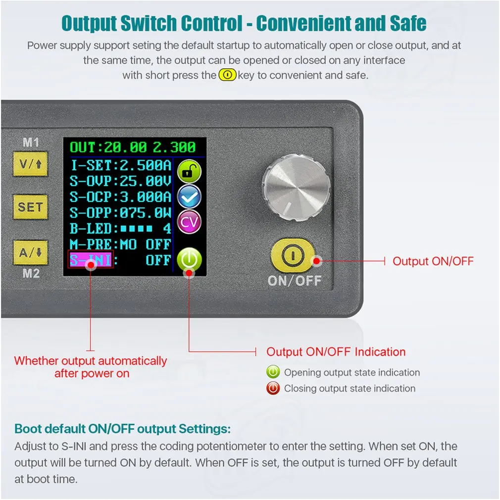 DPS5005-USB постоянного dc-dc источники Напряжение текущий понижающий Питание понижающий Напряжение преобразователя вольтметр с алюминиевой крышкой, 50В 5A