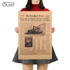 TIE LER classique le New York Times histoire affiche Titanic naufrage vieux journal rétro Kraft papier décoration de la maison ► Photo 1/6