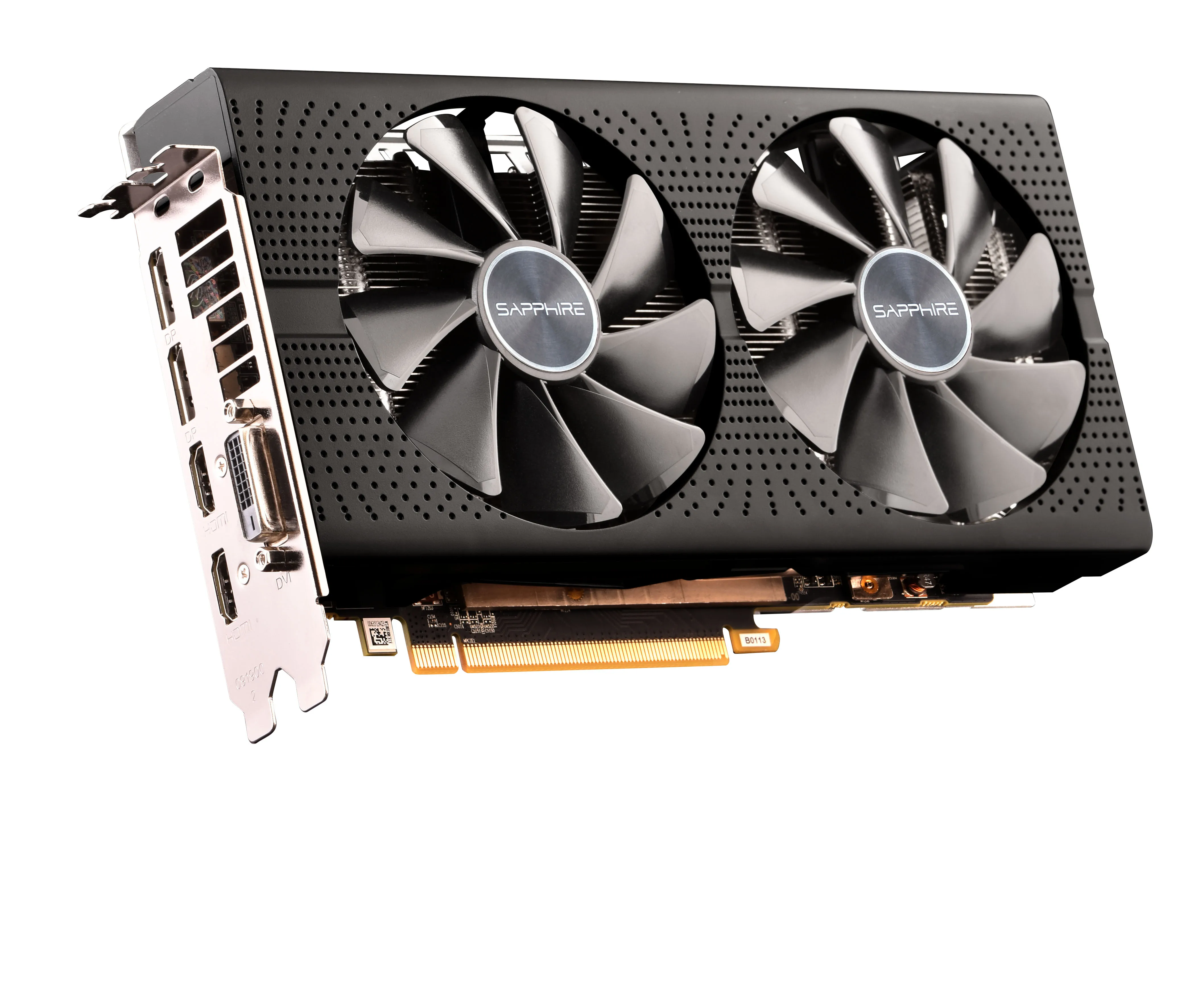 Б/у, Видеокарта SAPPHIRE RX 580 4GB 256Bit GDDR5, видеокарты для видеокарт AMD RX 500 серии VGA RX580 DisplayPort DVI