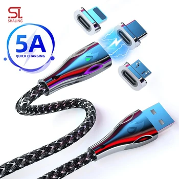 

Magnetic USB Cable Fast Charging USB Type C Cable Magnet Charger Data Charge Micro USB Cable Mobile Phone Cable USB Cord