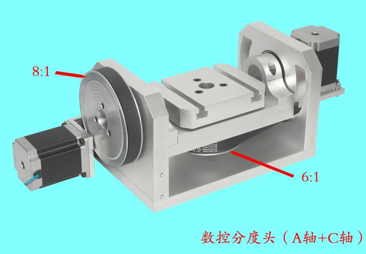 CNC делительная головка, ось, вращение, четвёртая ось, пятая ось