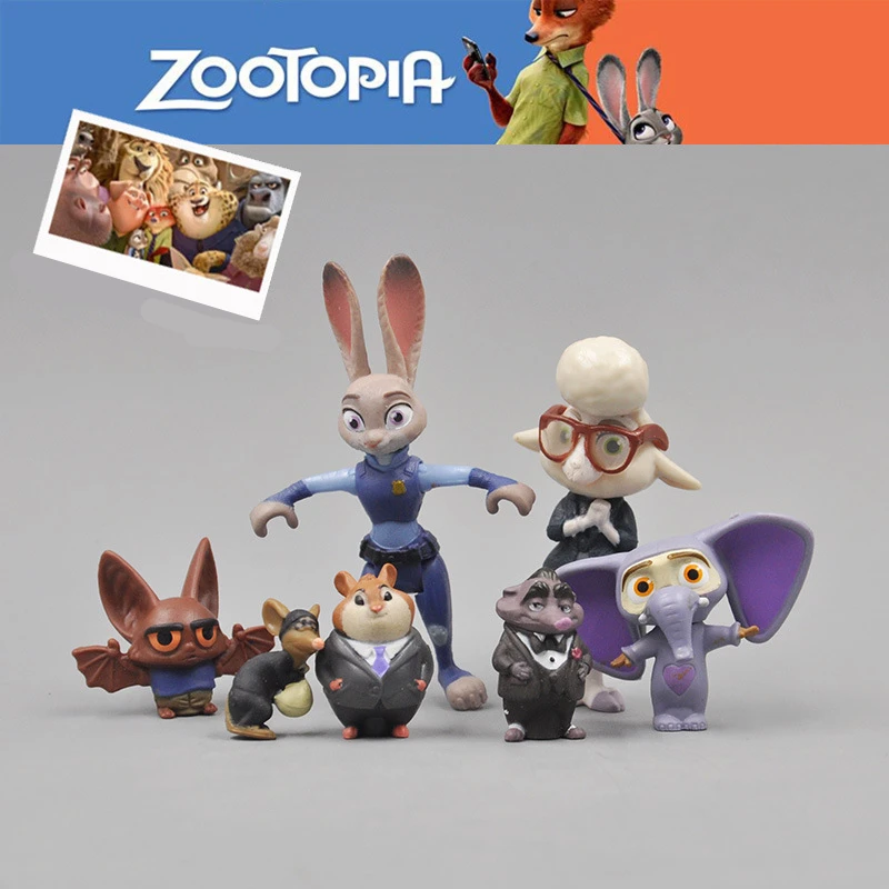 ディズニーピクサーzootopiaおもちゃジュディニックzootropolisモデルアニメフィギュアキツネウサギコスプレおもちゃ子供の誕生日ギフトクリスマス Null Aliexpress