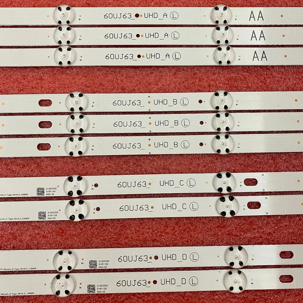 Kit 10pcs For 1 TV Kit De Barres De Rétroéclairage LED, Pour LG 65UJ6200 65UJ620V CRH-A6530300508R72H CRH-A6530300507L72H CRH-A6530300508L72H, 10 Pièces Nipseyteko | Rakuten