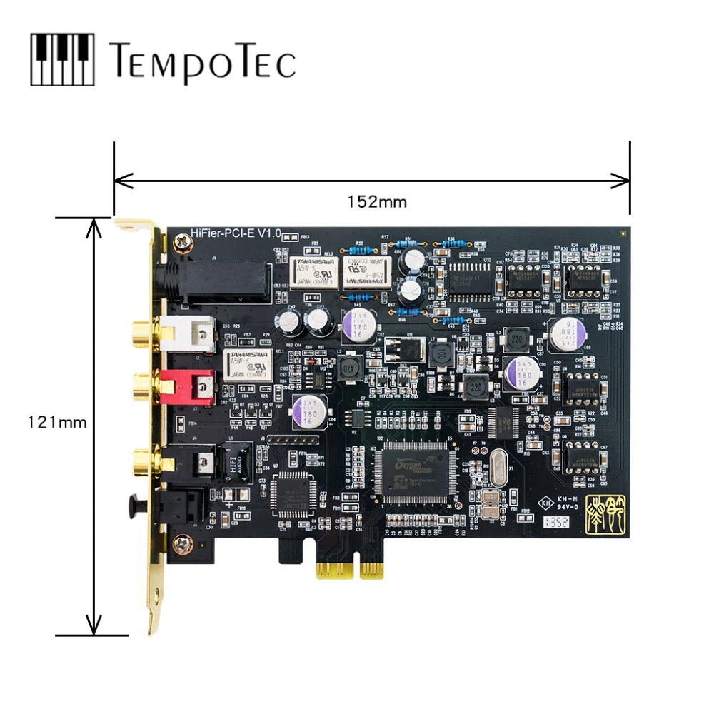 Усилитель для наушников TempoTec Serenade PCI-E HIFI Поддержка карт ASIO WIN XP 7 8 10 Портативное аудио Бытовая электроника