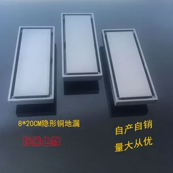 

Rectangular Hidden Deodorizing Anti-Bet Black and White with Pattern Floor Drain Sewer Pipe Large Displacement Drainage Filter E