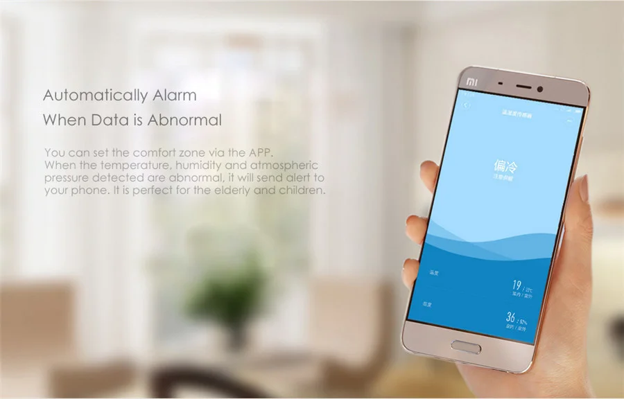 Temperature Sensor Smart Air Pressure Humidity Environment Smart Control Zigbee