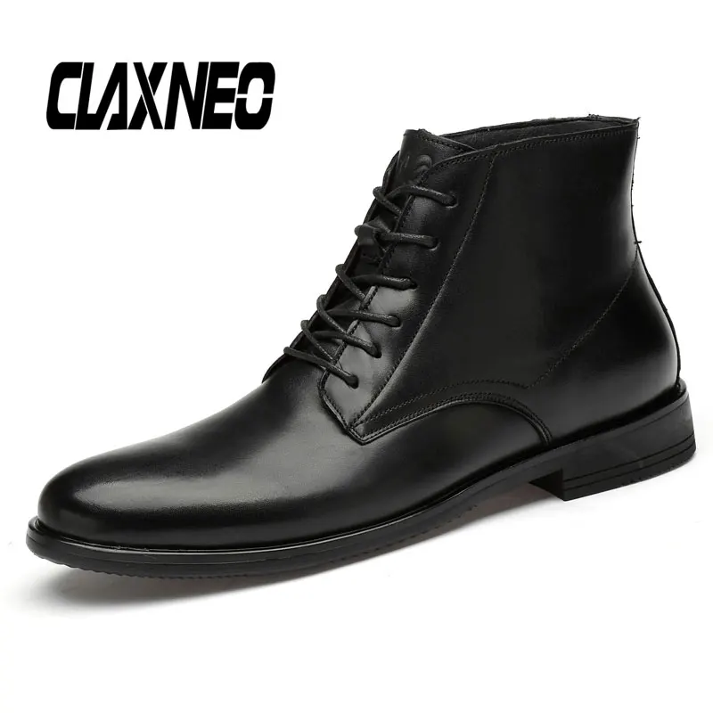 CLAXNEO/Мужские модельные ботинки из натуральной кожи; сезон осень; Мужская официальная обувь; Роскошная Брендовая обувь; Мужская Свадебная обувь в стиле ретро
