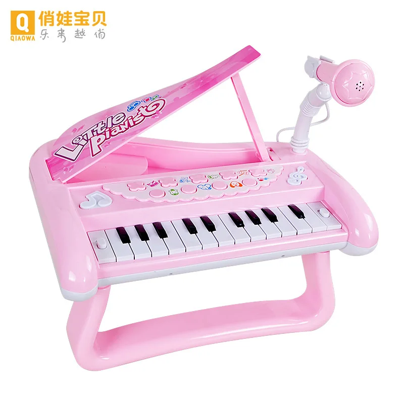 Qiao wa Item многофункциональная умная игра и пение младенцев, электронная клавиатура с микрофоном для маленьких животных