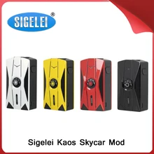 Sigelei Kaos Skycar мод 230 Вт TC коробка мод подходит Двойной 18650 батарея электронная сигарета 510 подключение мод коробка