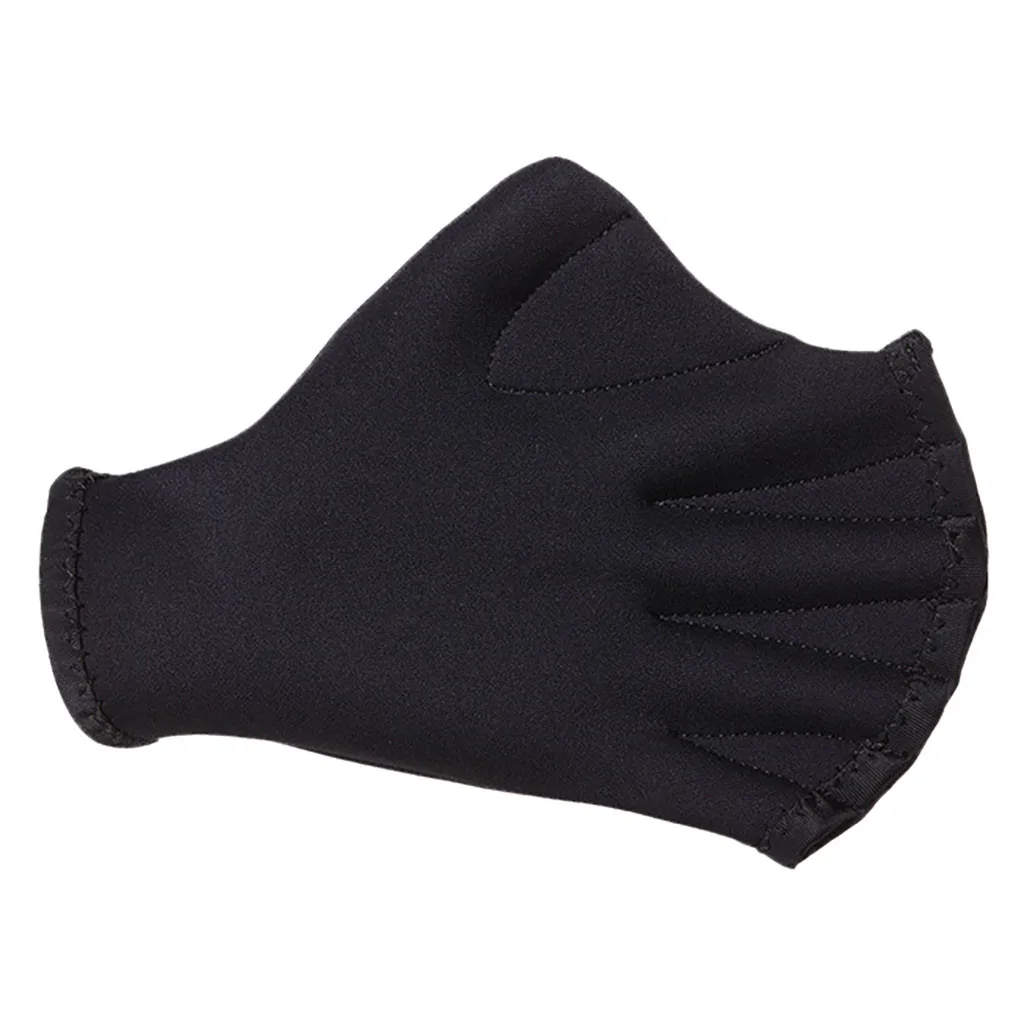 1 пара 2 мм неопреновые перчатки для дайвинга Сфера сетчатый для плавания перчатки для серфинга плавники для плавания тренировочные перчатки без пальцев
