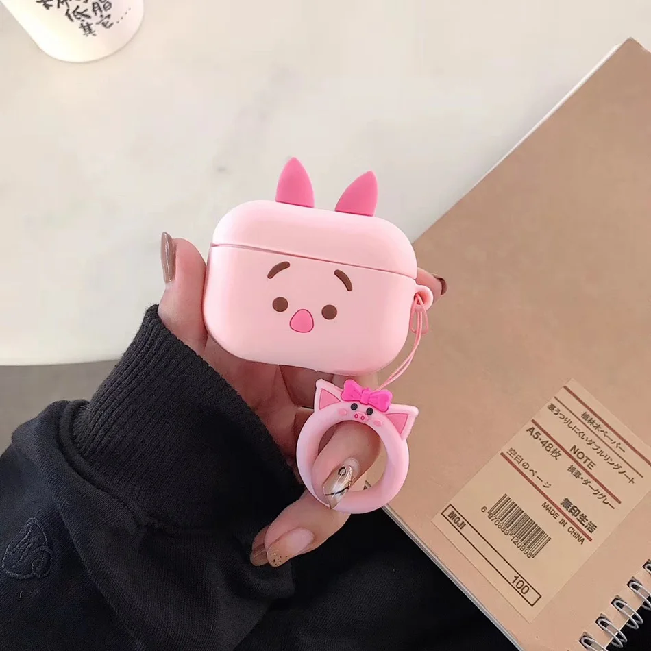 3D чехол для наушников для Airpods Pro Чехол силиконовые печенья Мультяшные наушники/Earpods чехол для Apple Air pods Pro 3 чехол Брелок - Цвет: 1071U