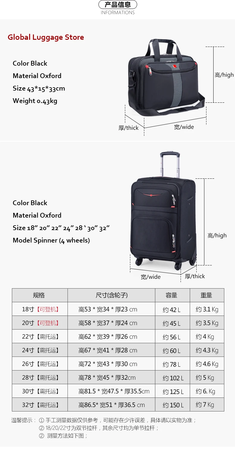 2" 24" 2" 32 бизнес чемодан на колёсиках, набор для путешествий, сумка на колесиках для мужчин, Оксфорд, 20 дюймов, студенческий чемодан для переноски на колесиках, сумка для ноутбука