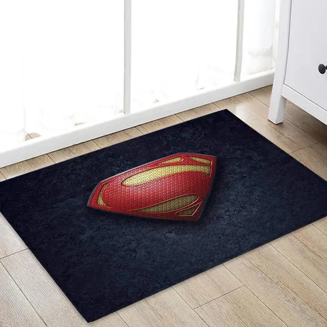 40x60cm Дропшиппинг Марвел Мстители плюшевый ковер Железный человек Капитан Америка Человек-паук коврик хлопок Рождественский подарок игрушки для детей - Цвет: 40x60cm
