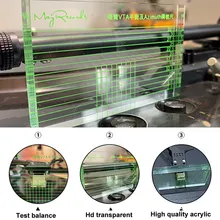 LP виниловые аксессуары VTA Phono Balance Ruler Headshell азимут измерительный уровень пение рука акриловый тонарм проигрыватель