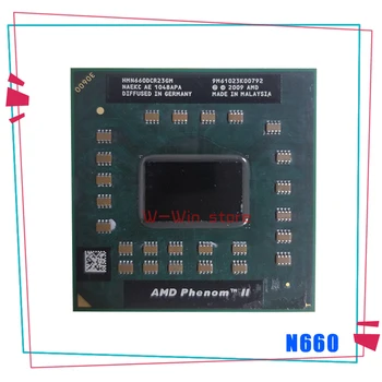 

AMD Phenom II Dual-Core Mobile N660 3.0 GHz Dual-Core Dual-Thread CPU Processor HMN660DCR23GM Socket S1