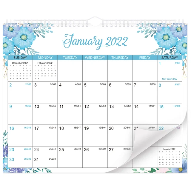 Demotivational Calendar 2023 Stobok Floral Wall Calendar 2022 2023 Calendar Jan. 2022 Dec. 2023 Hanging  Calendar Twin Wire Bound Calendar Planner For Home|Advent Calendars| -  Aliexpress