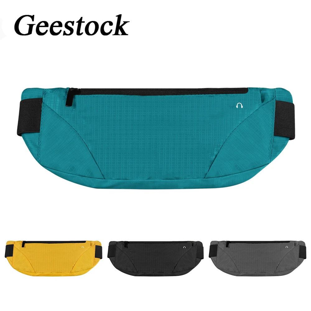 

Geestock Waist Pack Sports Running Bag Portable Fanny Pack for Women Phone Belt Bags Gym Waist Bag with Water-resistant Elastic