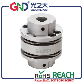 

GND 8 screw aluminum alloy high rigidity step type single diaphragm keyway series shaft coupling