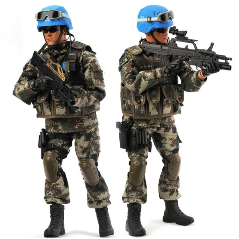 1/6 Military Soldier figure Peacekeeping force action Commando Team Figure multi-weapon accessory model Gifts | Игрушки и хобби