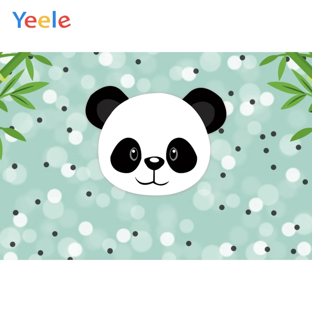 Yeele Baby Shower День рождения панда бамбук спальня фотографии фоны персонализированные фотографические фоны для фотостудии - Цвет: NZY06522