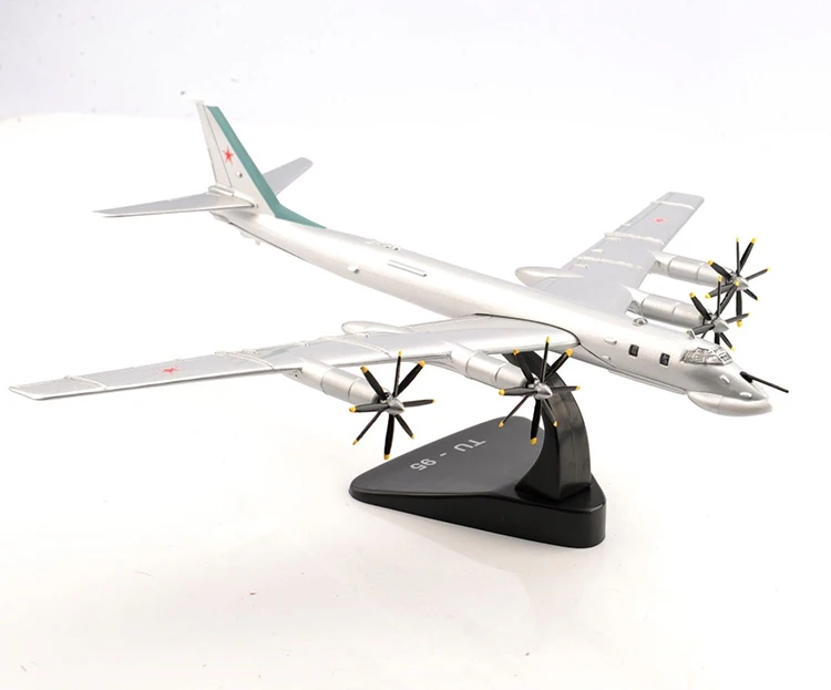 1/144 шапка-ушанка TU95, пилот, самолеты, самолет 34 см, модель самолета, игрушки, металлический статический самолет для детей, подарки для мальчиков