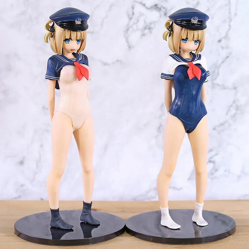 

Anime figures Hinai Paulette Maitetsu school uniform swimsuit Ver. sexy model dolls action PVC painted gift