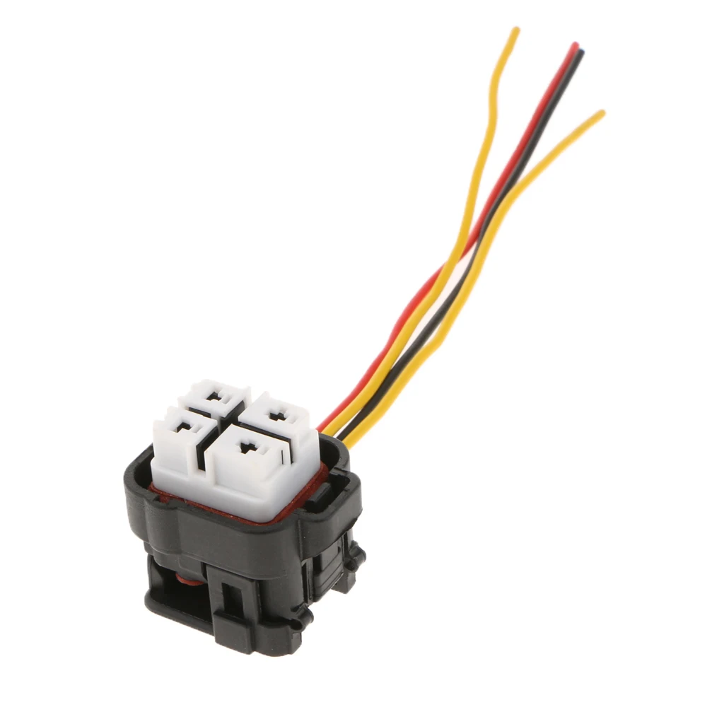 4 Pin Auto Car Fuel Pump Plug Auto Waterproof Female Wire Harness Connector Adapters