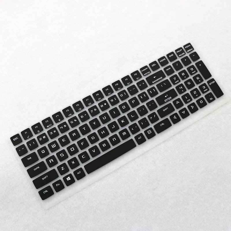 black Чехол для клавиатуры ноутбука Защитная пленка для Machenike F117 B1 B2 B3 B6 BB3 серии F117-B1 F117-B2 117-FP7 F117-Fbe f117-BB3 - Цвет: black