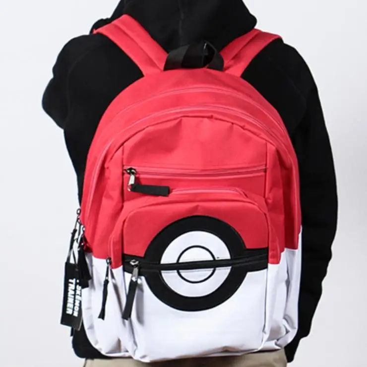 

Pikachu Backpack Elf Ball Student Bag Travel Backpack Boy and Girl