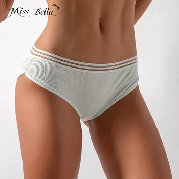 

Women's Cotton Panties Seamless Cotton Underpant Large Size Hollow Out Briefs Stretching Comfortable Women Pink Underwear XXL