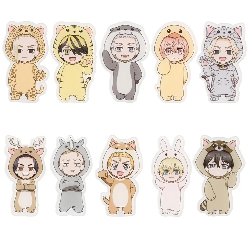 Anime Tokyo Revengers Acrylic Lapel Pin Epoxy Butterfly Clasp Pin Handmade Butterfly Brooch Jewelry Cosplay