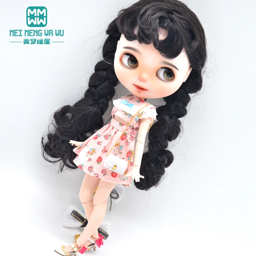 28-30cm Blyth Azone OB23 OB24 Doll Accessories Fashion Backpacks, Shoulder Bag Black, Red, Rose Red, Pink, White